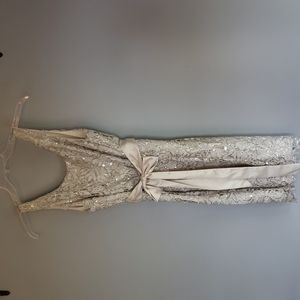 MM Couture by Miss Me Gold Sequin Dress